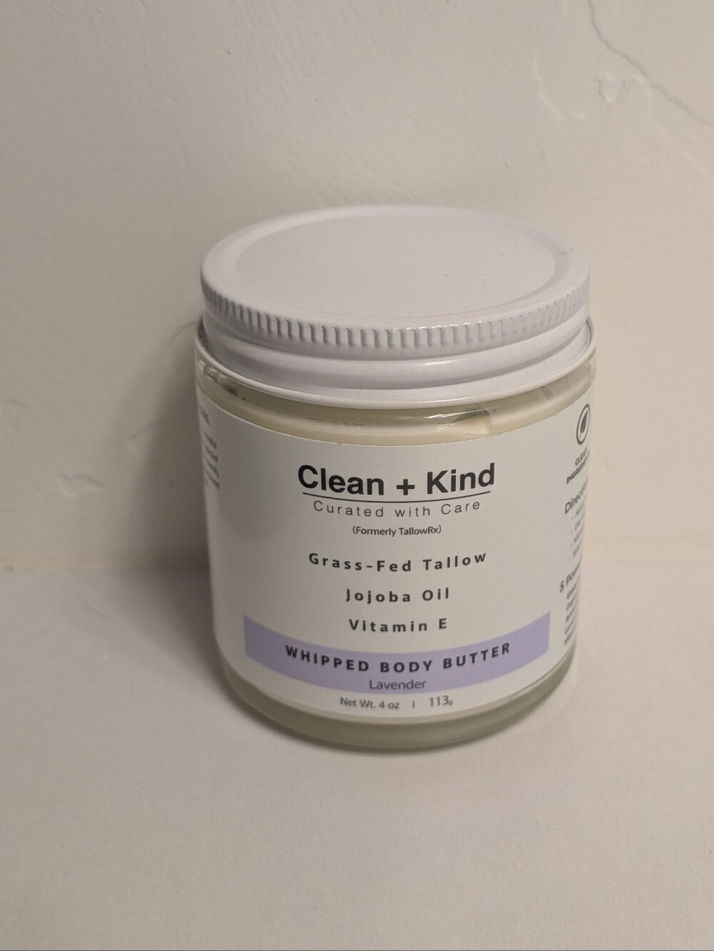 Clean + Kind Whipped Body Butter - Lavender